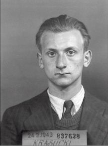 Photographie anthropométrique d'Henri Krasucki prise à son arrestation, en mars 1943.
( © coll. Préfecture de Police de Paris, droits réservés)