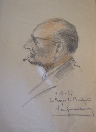 Portrait de Maxime Blocq-Mascart le 9 juillet 1957.
Archives nationales/ Fonds Maxime Blocq-Mascart