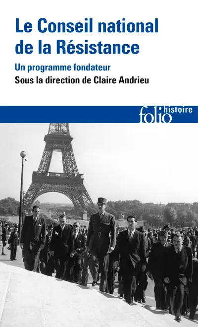 Couverture Claire Andrieu, Conseil national de la Résistance, Gallimard